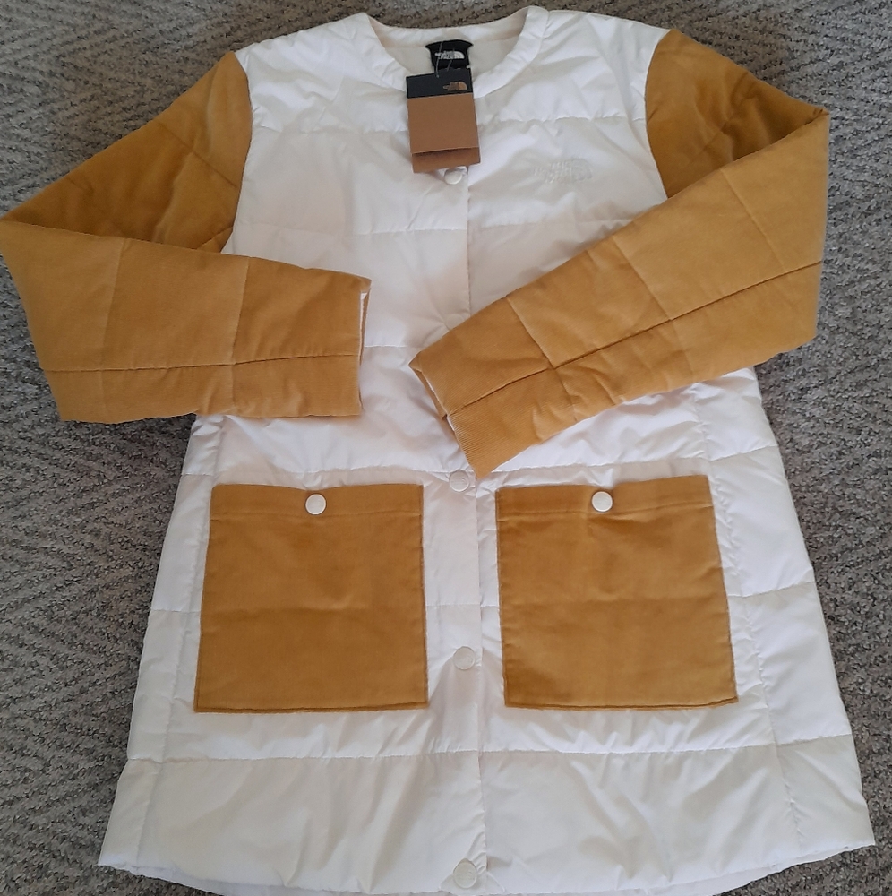 The North Face Harway Puffer Quilted Midi Jacket M NWT